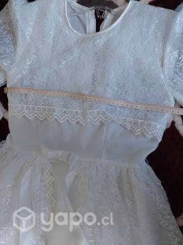 Vestido niña blanco+tiara+bolso (La Casa Blanca)