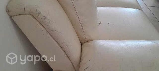 Sofa Beige Policuero - Imagen 3