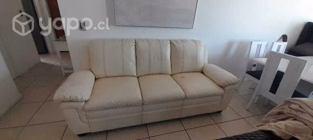 Sofa Beige Policuero - Imagen 5
