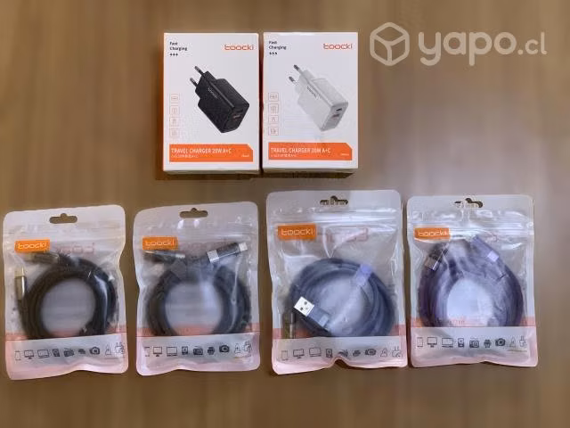 Cargador carga rápida 20W + cable de carga de 2 M