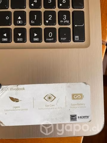 Notebook ASUS VivoBook X540UAR - Imagen 3