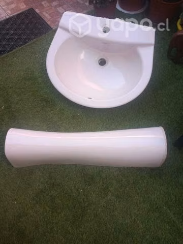 Lavamanos con pedestal