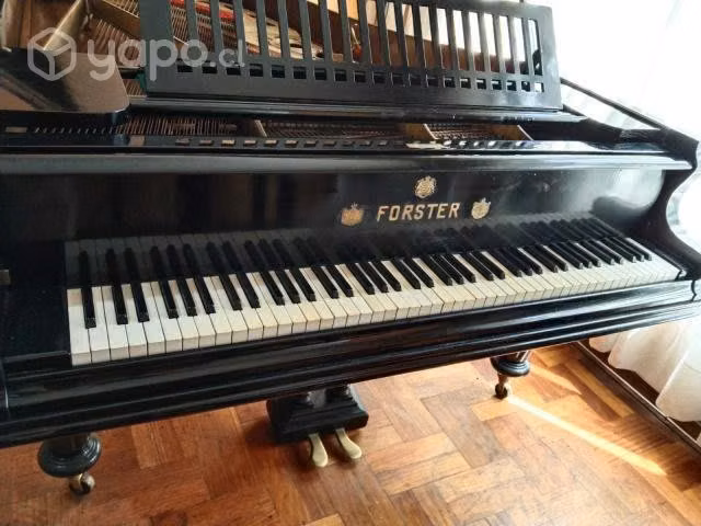 Piano Forster Antiguo con su Taburete