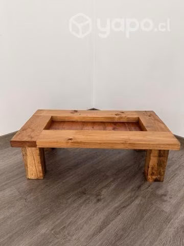 Mesa de centro rustica