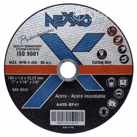 Disco de Corte Fino Nexxo Premium 7"