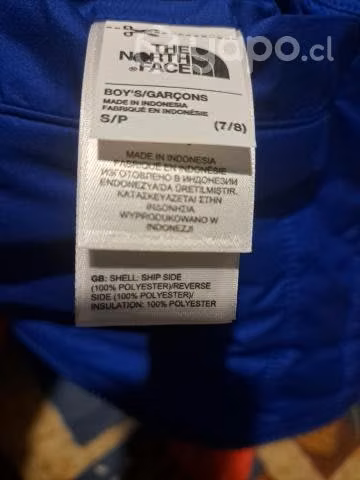 Chaqueta reversible Nortface original