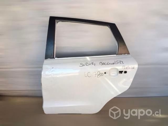 Puerta trasera lh suzuki baleno 2015-2022