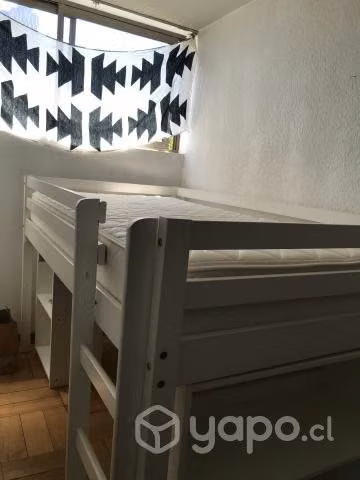 Cama multiuso 1.5 plazas con colchón