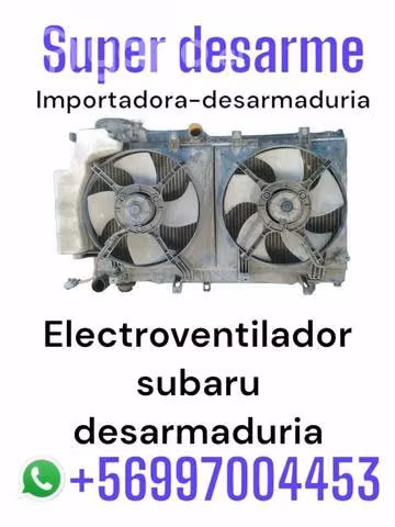 Electroventilador Subaru desarmaduría