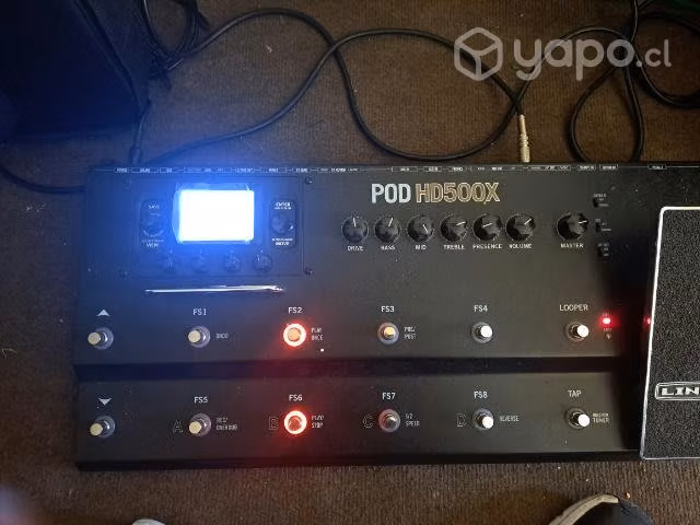Multiefecto pedalera pod hd500x