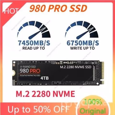 Ssd m.2 980 pro 4terabytes