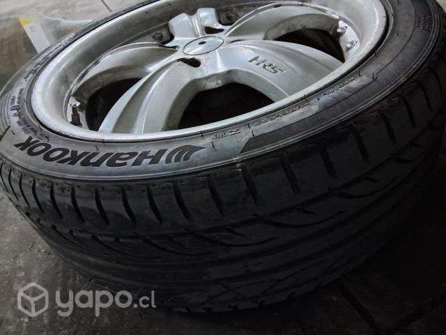 Llantas 17 con neumáticos impecables 4x108 - Imagen 3