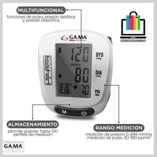 Toma Presión Gama - Tensiómetro De Muñeca - Imagen 3