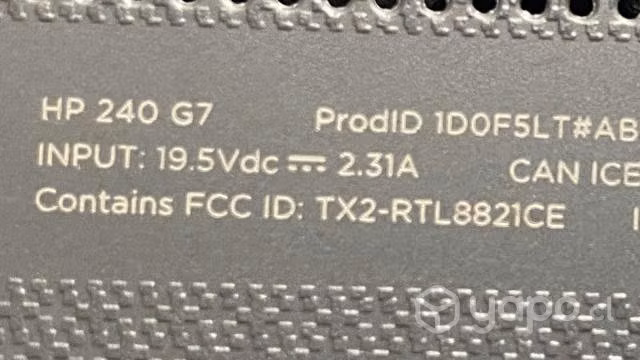 Notebook HP 240 G7