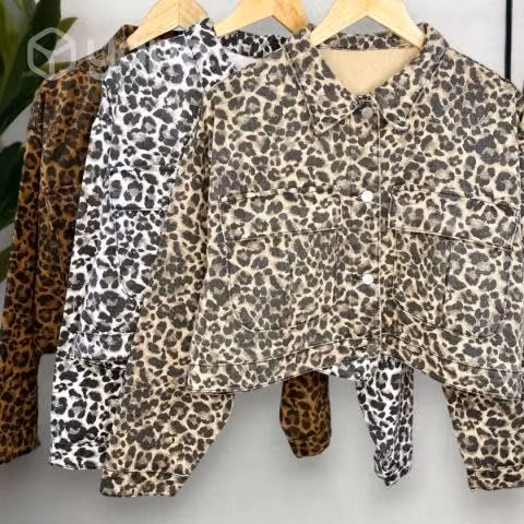 Chaqueta Mezclilla Print