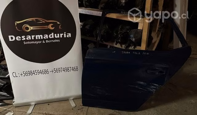 Puerta Fabia 2014 a 2023 trasera Lh