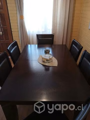 Comedor chocolate marca Attimo 8 sillas - Imagen 2