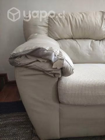Sofa pvc ecocuero con detalles talca