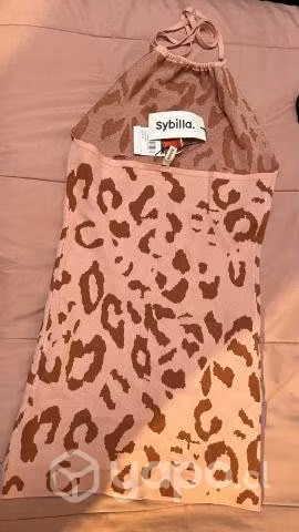 Vestido sport sybilla café - Imagen 2