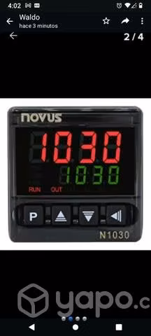 Controlador de temperatura novus,digital con sonda