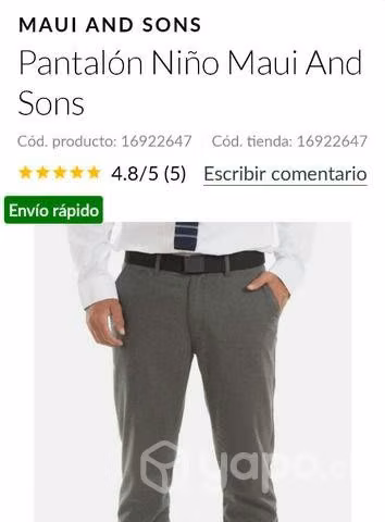 Pantalón escolar Maui