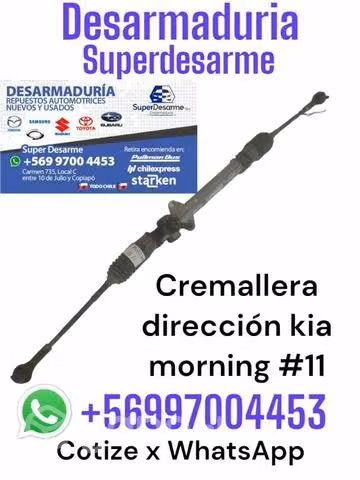 Cremallera dirección Kia morning
