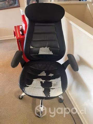 Silla escritorio funcional solo ecocuero pelado