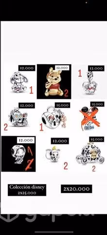 Charms para pulsera o collar