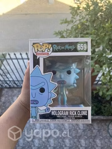 Funko pop de rick holograma original