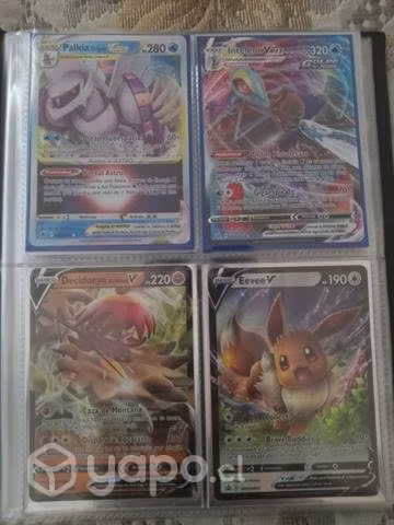 Lote cartas pokemon rara
