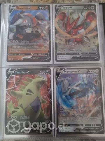 Lote cartas pokemon rara