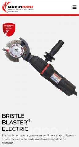 Pulidora rotativa bristle blaster