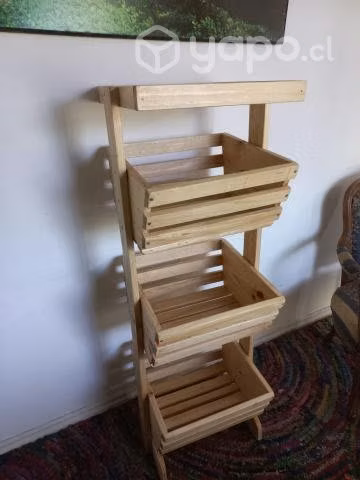 Verdulero de madera