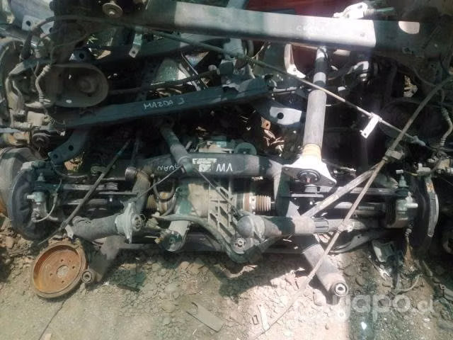 Eje tren puente cabezal suspension trasera tiguan