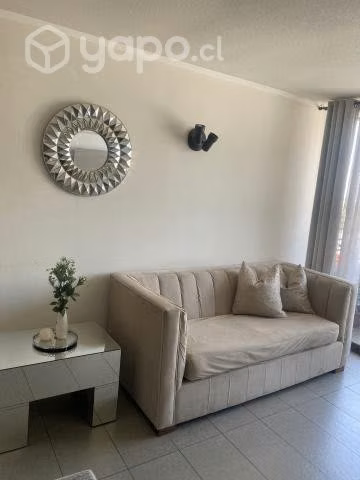 Sofá Modelo París hermoso Beige 3 cuerpos