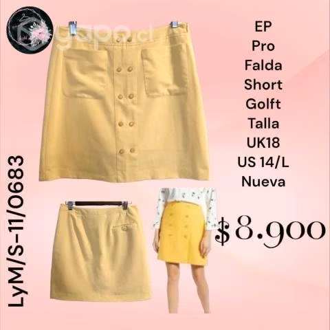 Falda Short Golf EP PRo