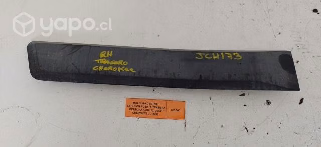 Moldura Central Exterior Pta tras der Jeep Cheroke