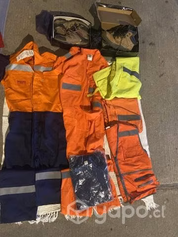Kit de seguridad, chalecos, overoles, bototos