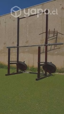 rack (semi jaula) para gym
