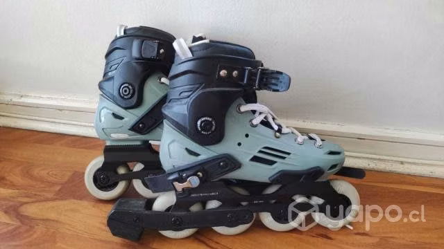 Patines mujer oxelo 4 ruedas casi nuevos