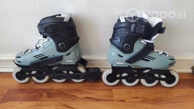 Patines mujer oxelo 4 ruedas casi nuevos - Imagen 2