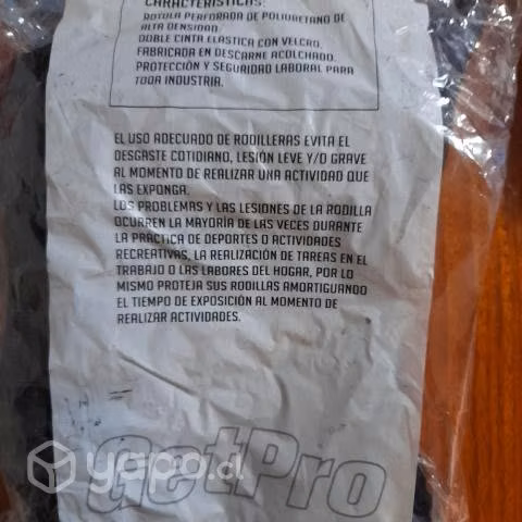 Rodilleras nuevas