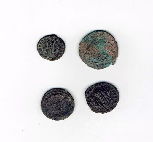 Monedas Romanas Imperiales, (4), Siglo Iv D.c