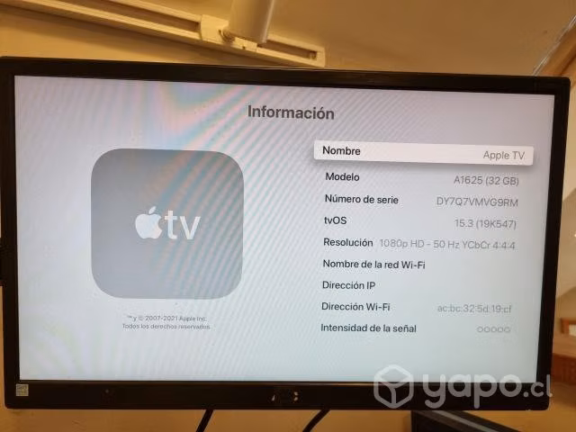 Apple TV HD (A1625)