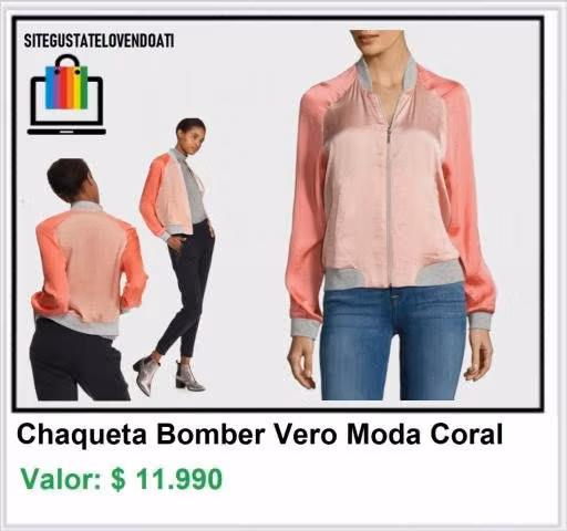 Chaqueta Bomber Coral Vero Moda
