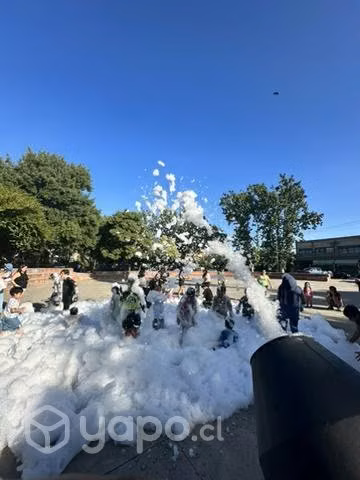 Cañón de espuma para eventos