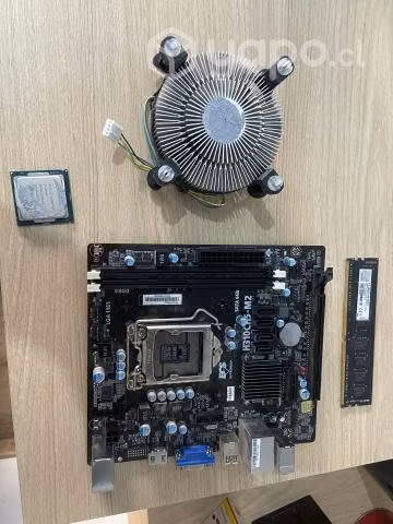 Placa madre+procesador+ 8gb ram