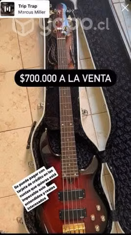 Se vende Bajo Yamaha BB-G5A