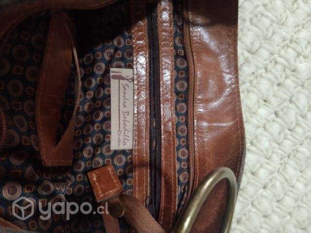 Cartera Cuero legítimo, espaciosa - Imagen 2