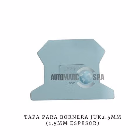 Tapa para bornera JUK2.5mm (1.5mm espesor)
